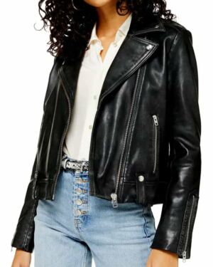 Mona Leather Biker jacket